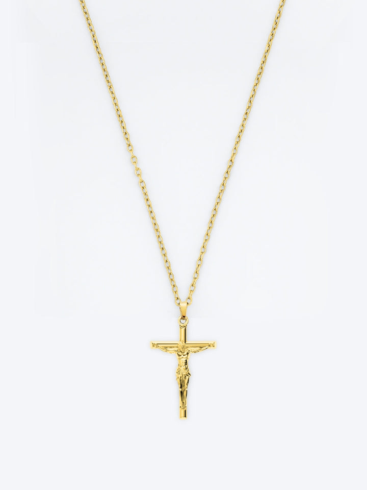 CORRENTE COM CRUCIFIXO | Ouro 18K