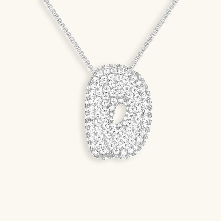 Colar Hailey com Inicial Bubble