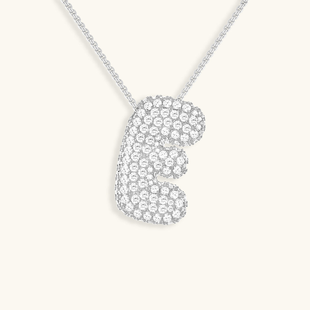 Colar Hailey com Inicial Bubble
