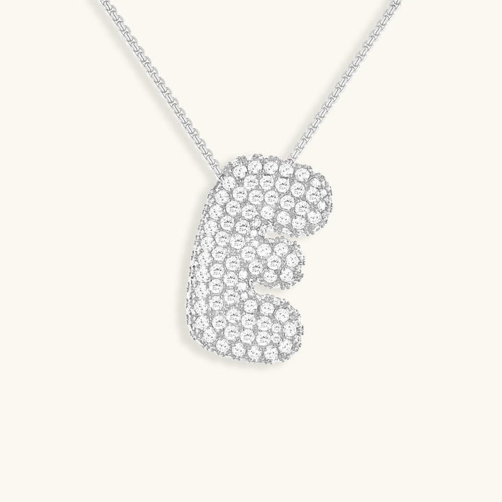 Colar Hailey com Inicial Bubble