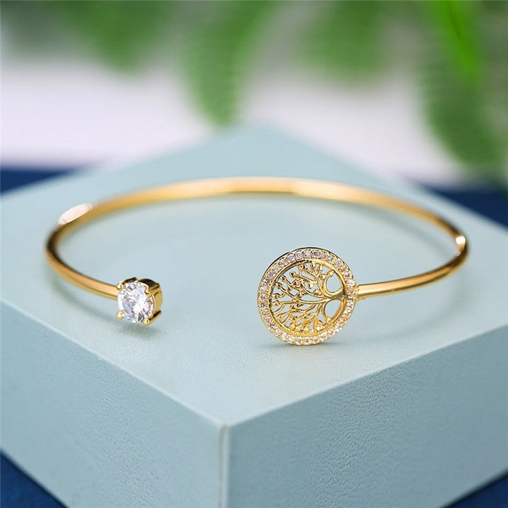 Pulseira Ajustável com Árvore da Vida