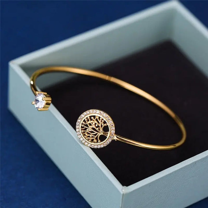 Pulseira Ajustável com Árvore da Vida