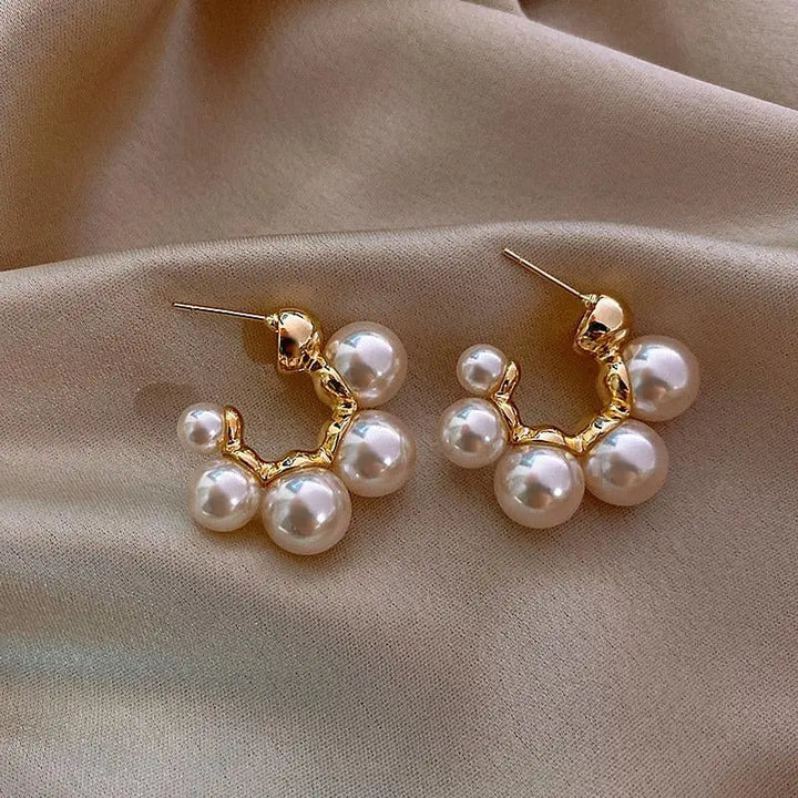 Brincos de Pérola Elegantes
