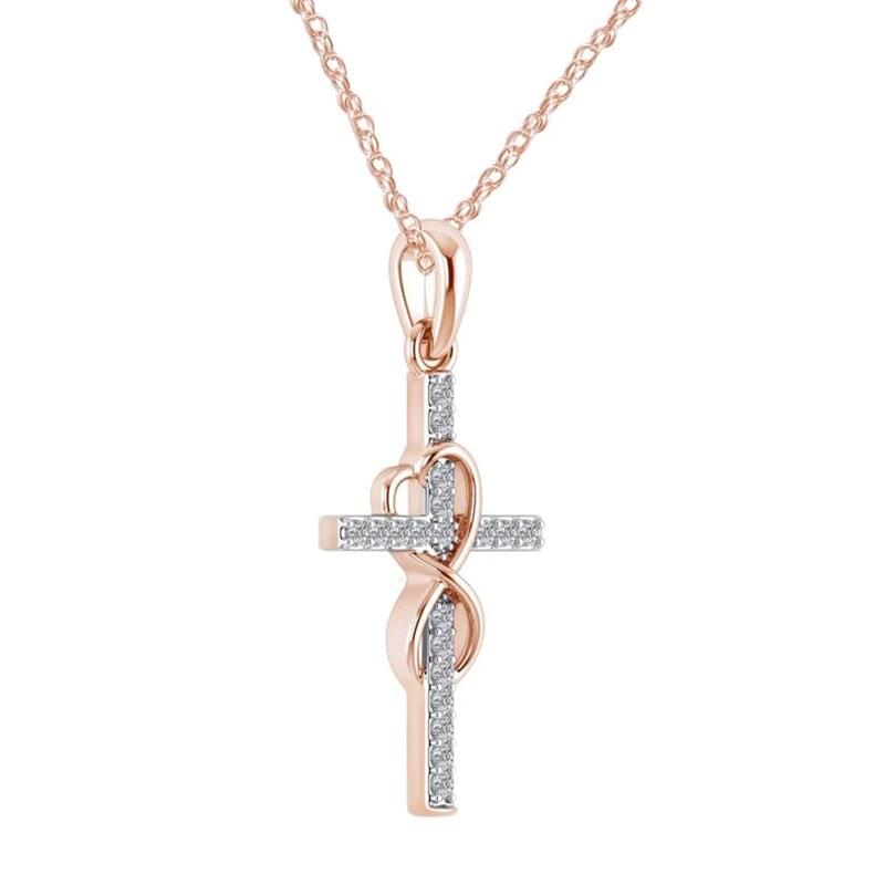 Colar Crucifixo com Infinito Blessed