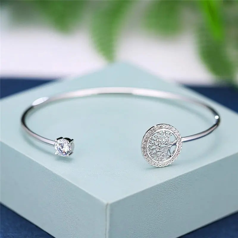 Pulseira Ajustável com Árvore da Vida
