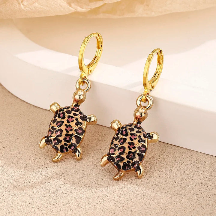 Argolas Huggie com Tartaruga Marinha