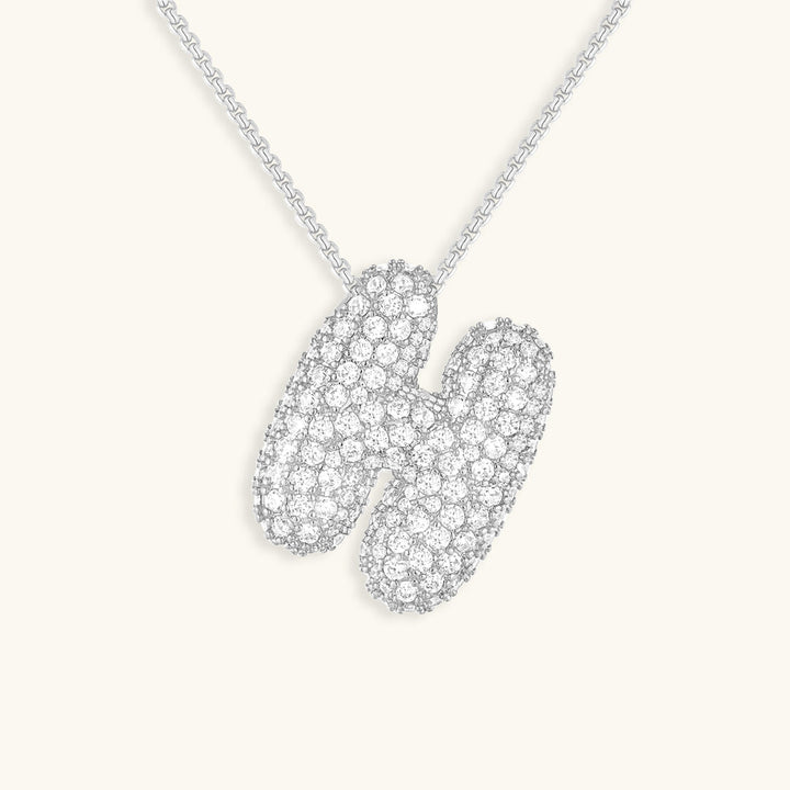 Colar Hailey com Inicial Bubble