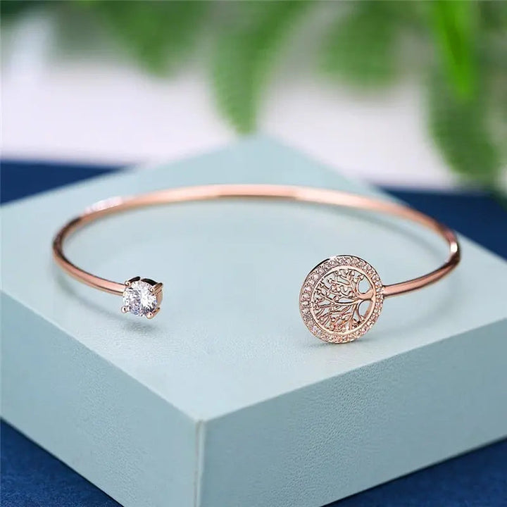 Pulseira Ajustável com Árvore da Vida
