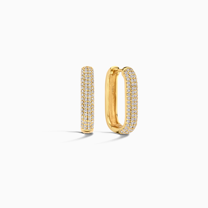 Argolas Pavé Icon | Ouro