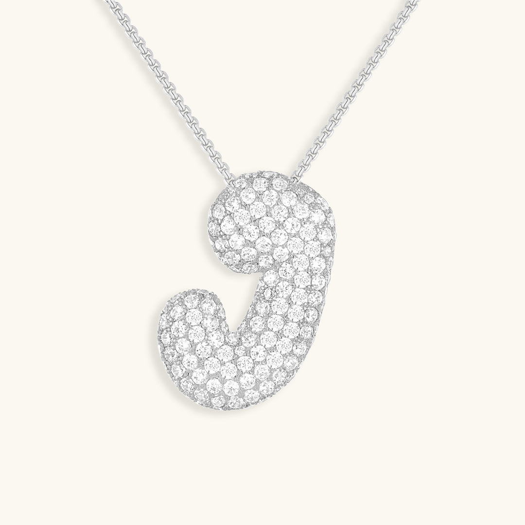 Colar Hailey com Inicial Bubble