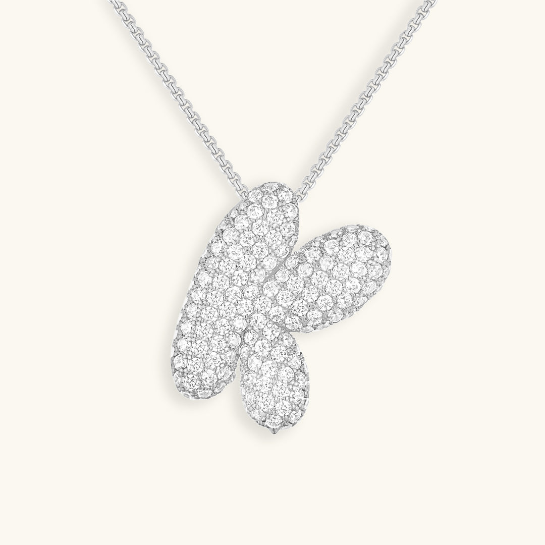 Colar Hailey com Inicial Bubble