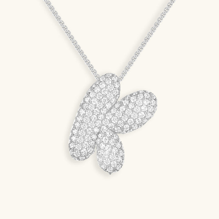 Colar Hailey com Inicial Bubble