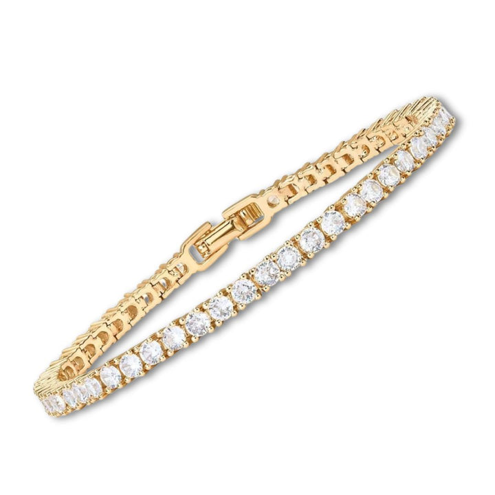 Pulseira Ténis com Moissanite | Ouro Branco