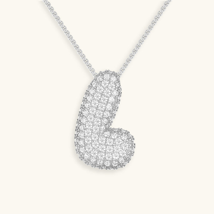Colar Hailey com Inicial Bubble