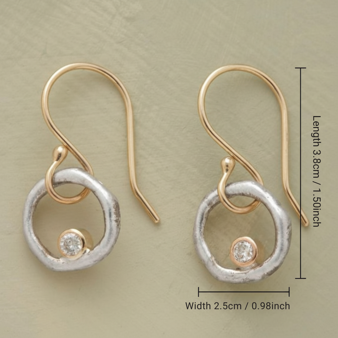 Brincos Vintage Laura com Zircónias