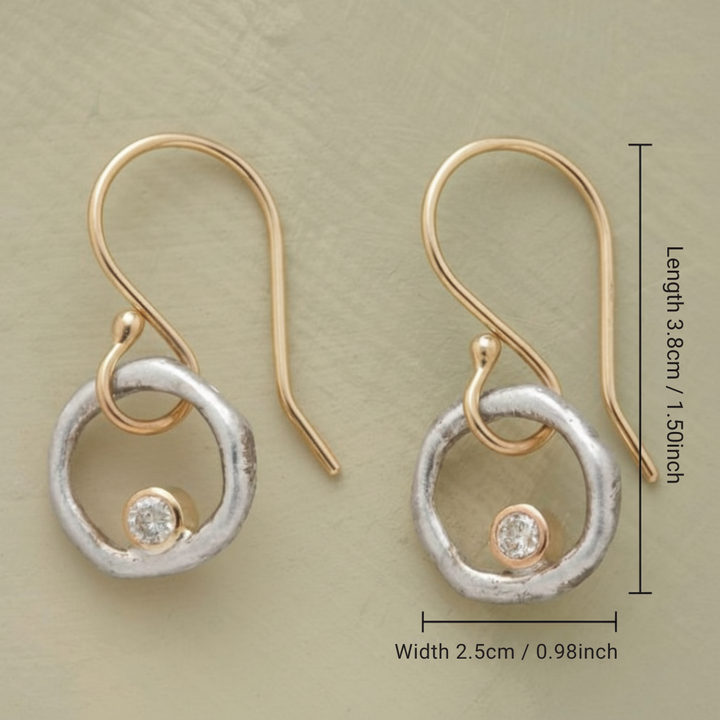 Brincos Vintage Laura com Zircónias