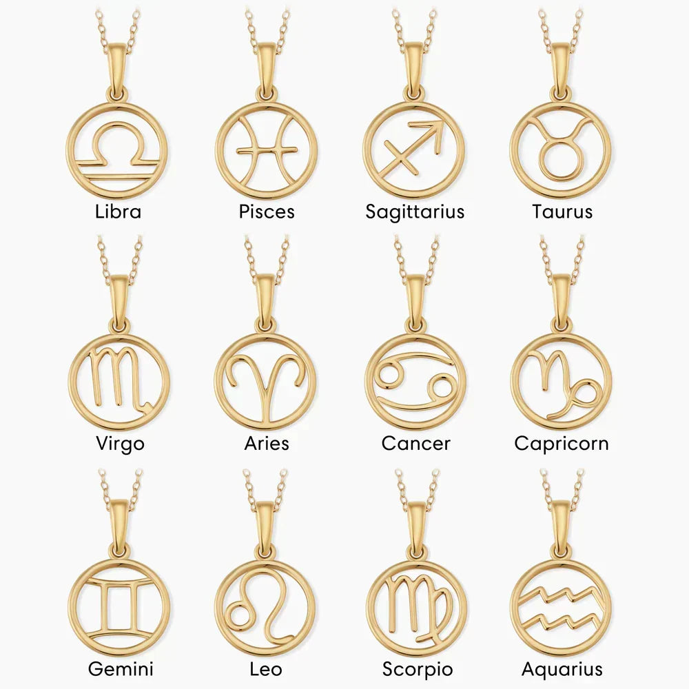 Colar com Signo do Zodíaco