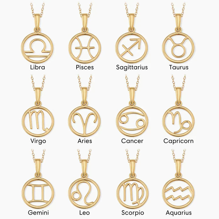 Colar com Signo do Zodíaco