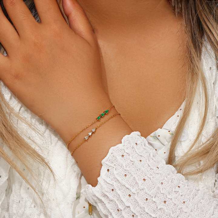 Pulseira Alana com Pedrinhas