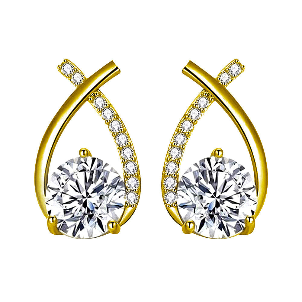 Brincos Arielle | Ouro Branco
