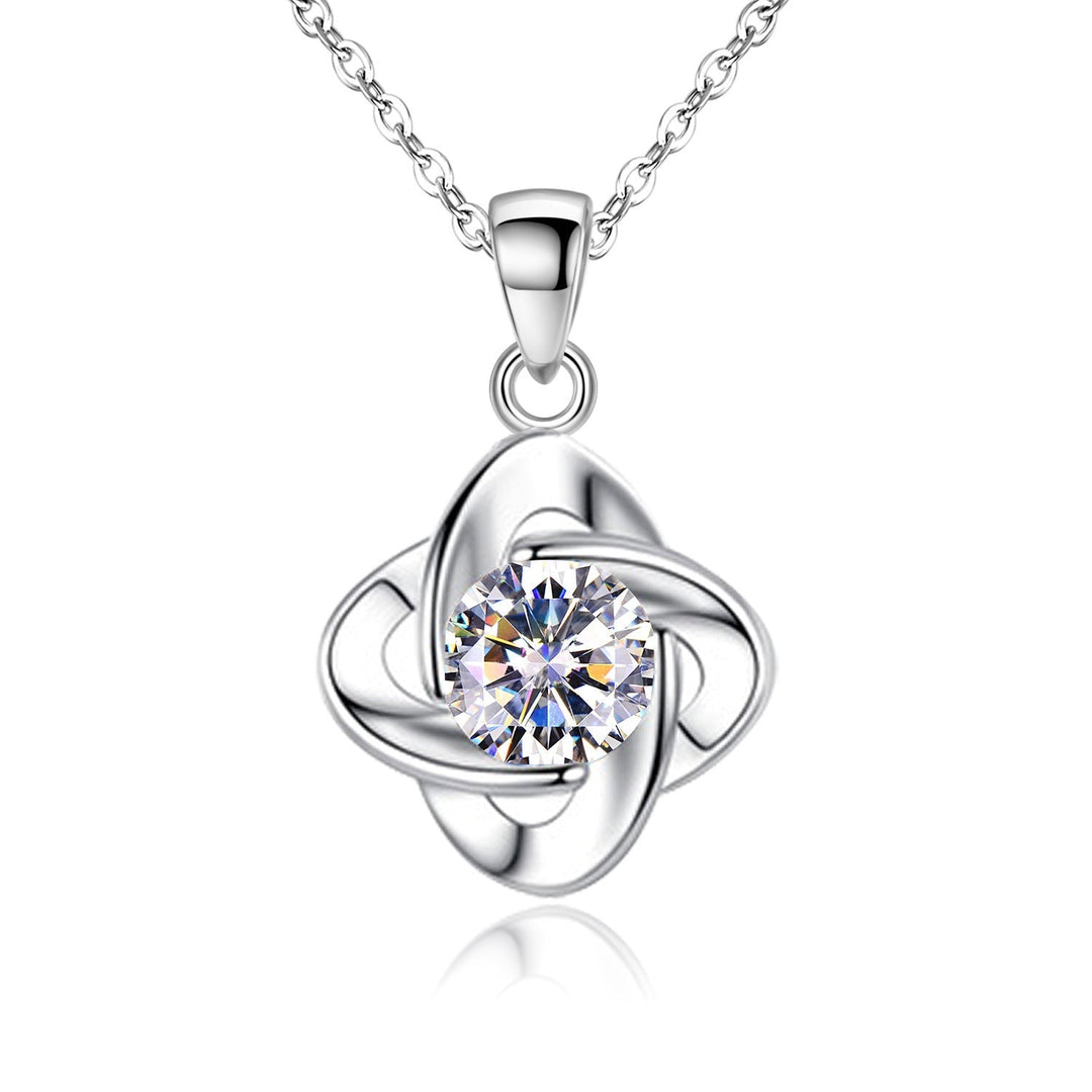 Conjunto Seren com Trevo de Quatro Folhas | Ouro Branco