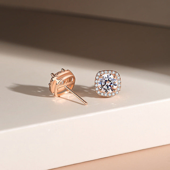 Brincos Glennis | Ouro Rosa