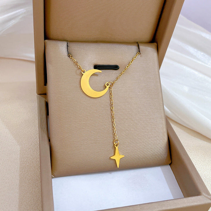 Colar Dourado Celestica
