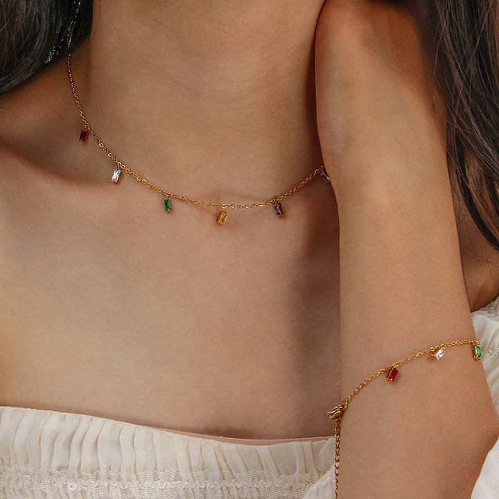 Pulseira Josephine com Pedras Preciosas