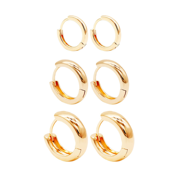 Argolas Douradas Aurelia Hug