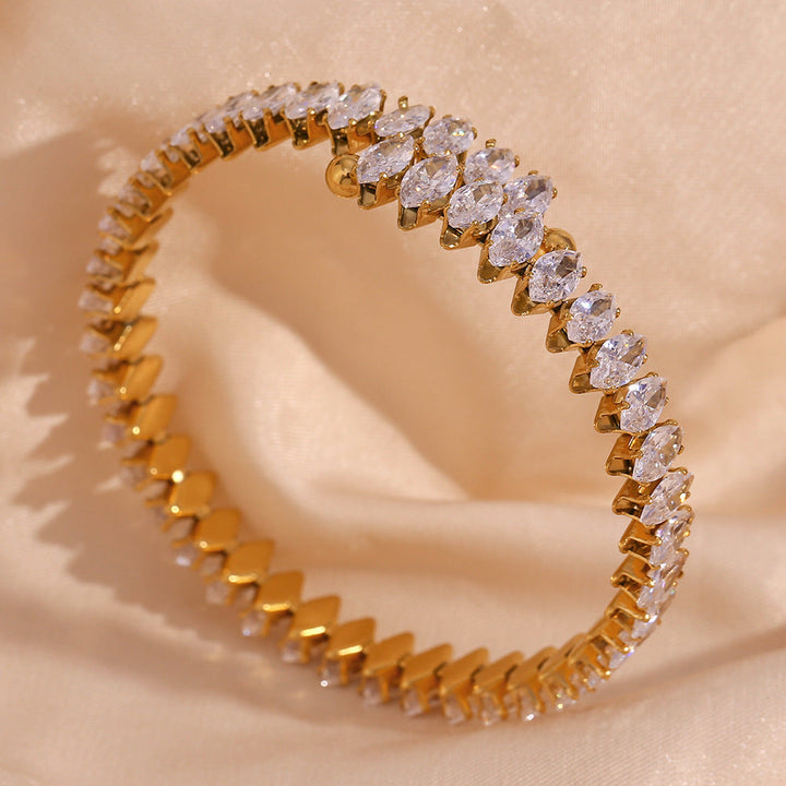 Pulseira Genevieve com Pedrinhas