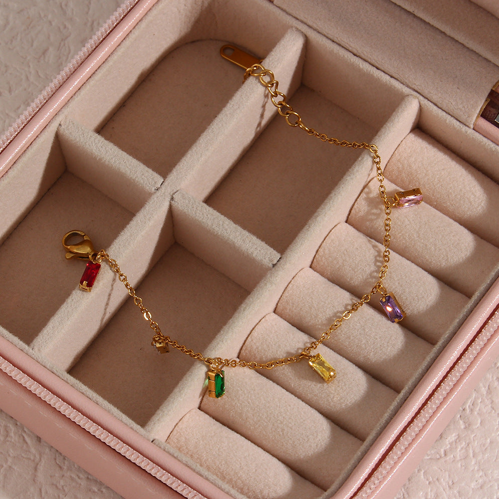Pulseira Josephine com Pedras Preciosas