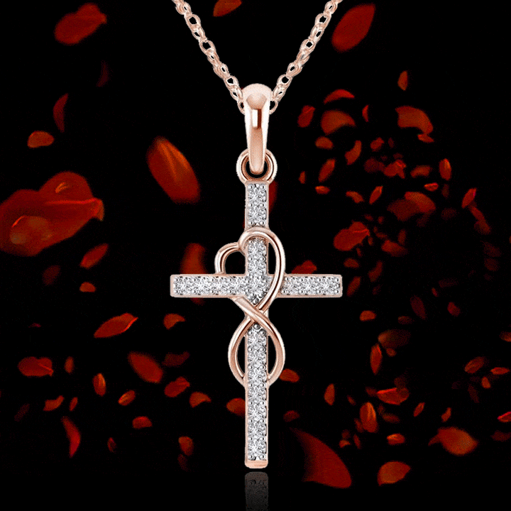 Colar Crucifixo com Infinito Blessed