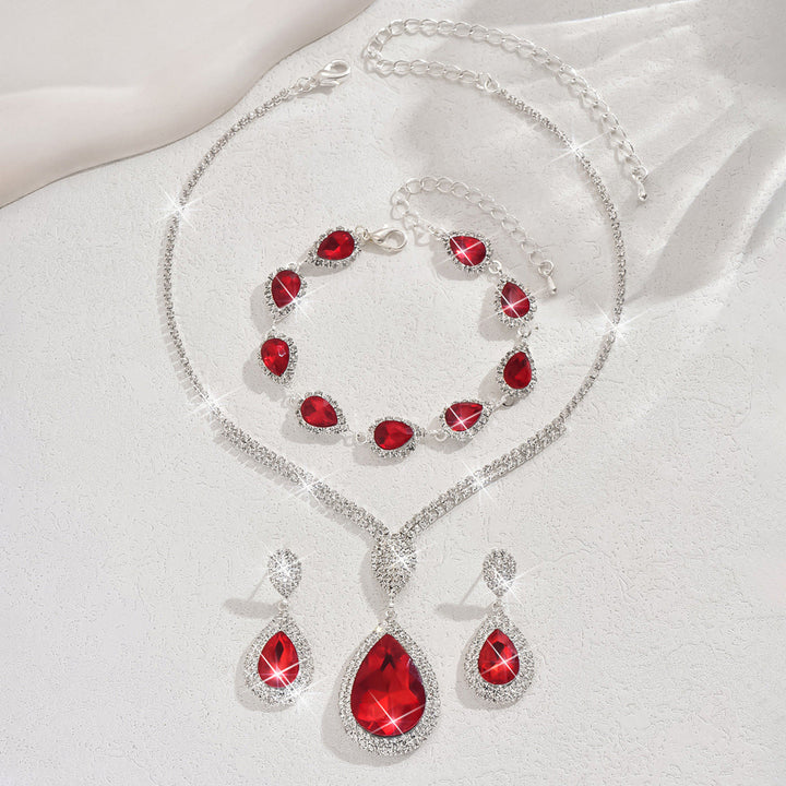 Conjunto de Joias Thalira Bloodwynne | Ouro Branco
