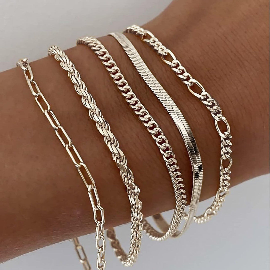 Conjunto de Pulseiras Ellis Renner | Ouro