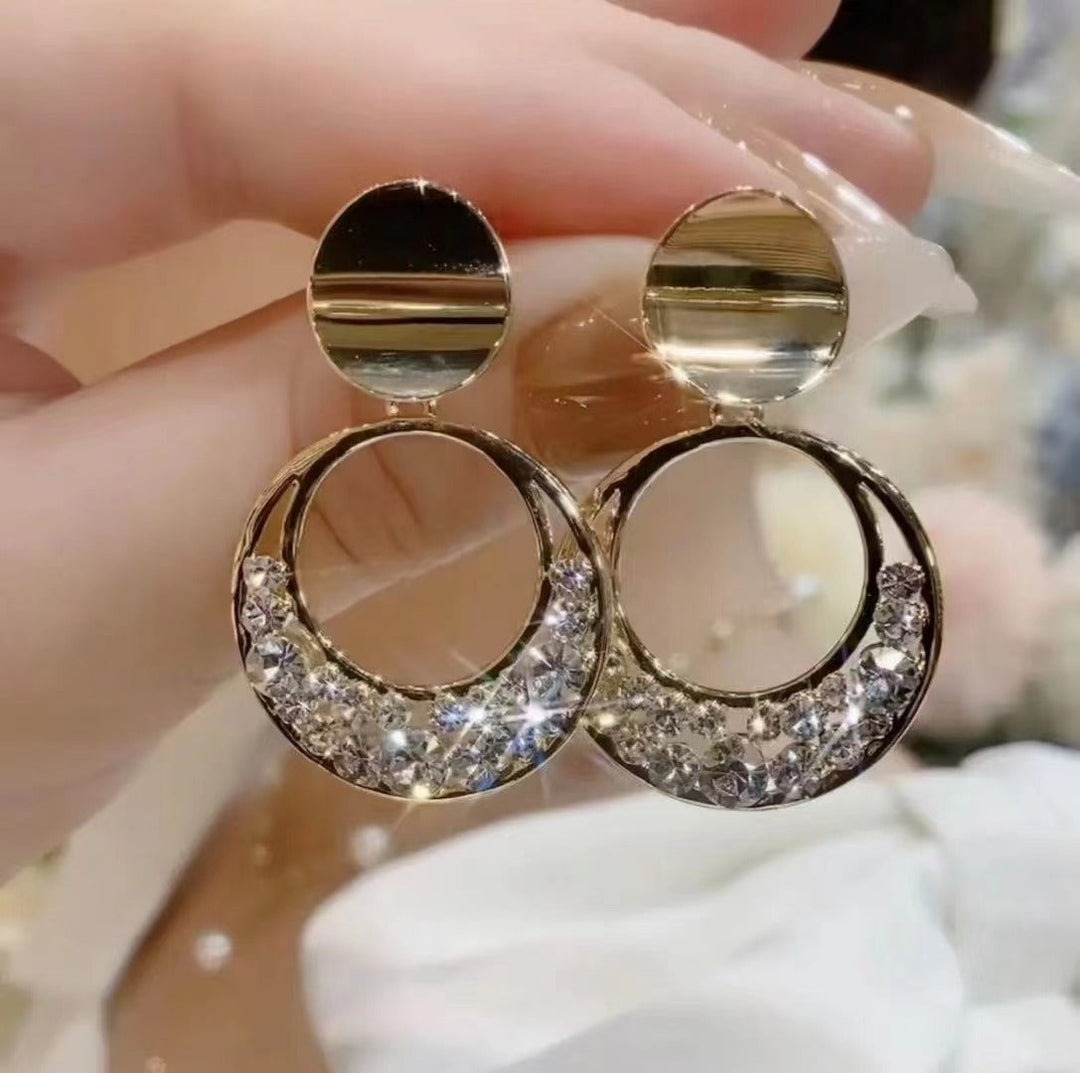 Brincos Lumina com Zircónias