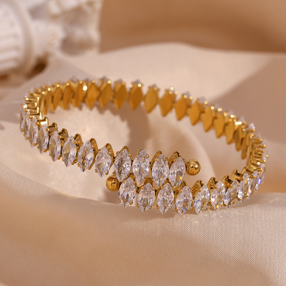 Pulseira Genevieve com Pedrinhas