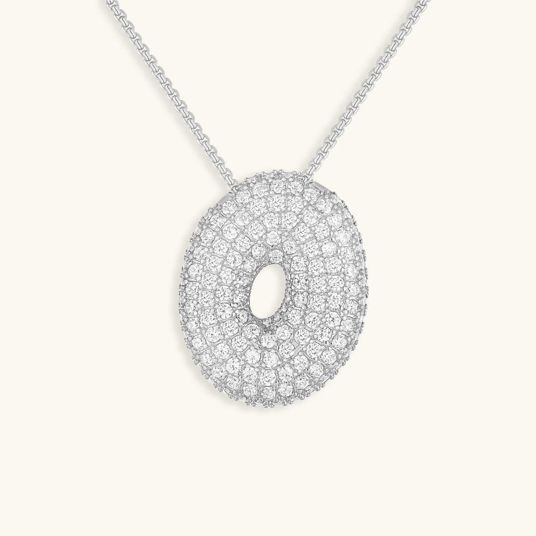 Colar Hailey com Inicial Bubble