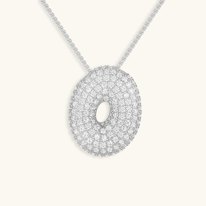 Colar Hailey com Inicial Bubble