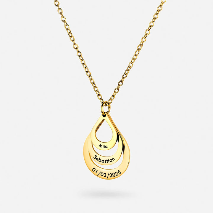 Colar Personalizado com Gotas