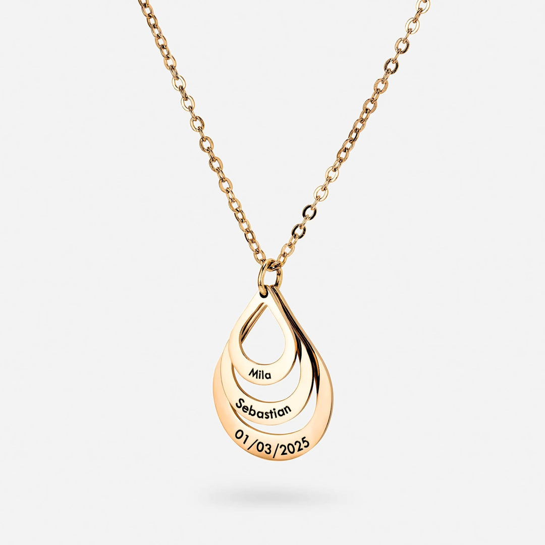 Colar Personalizado com Gotas