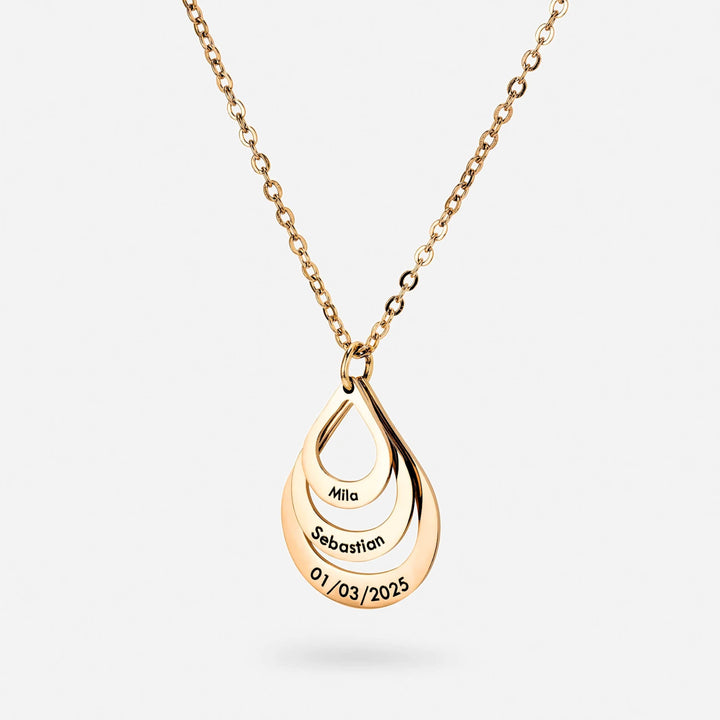 Colar Personalizado com Gotas