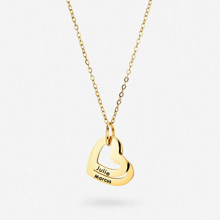 Colar Personalizado com Pendentes de Coração
