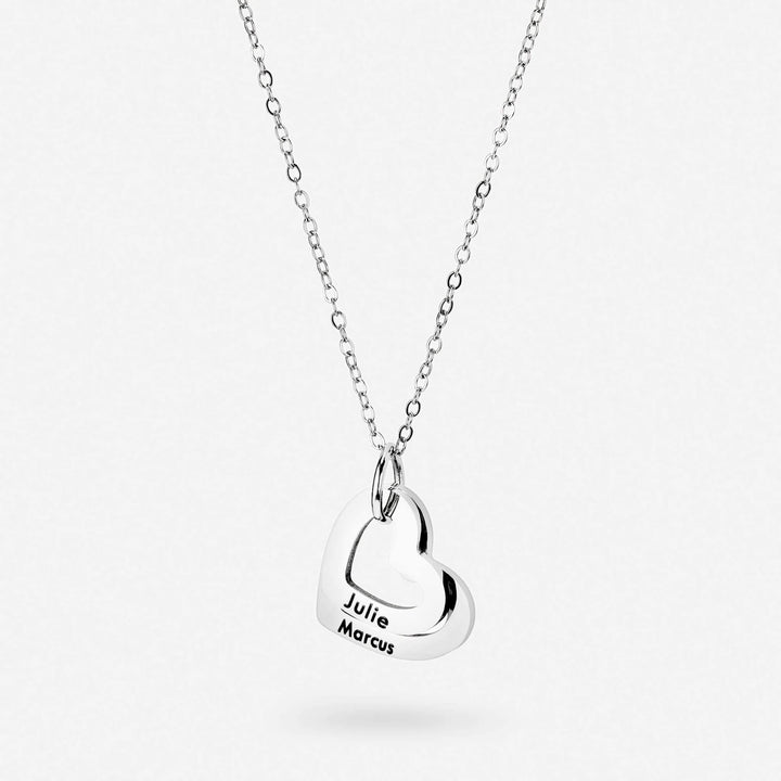 Colar Personalizado com Pendentes de Coração