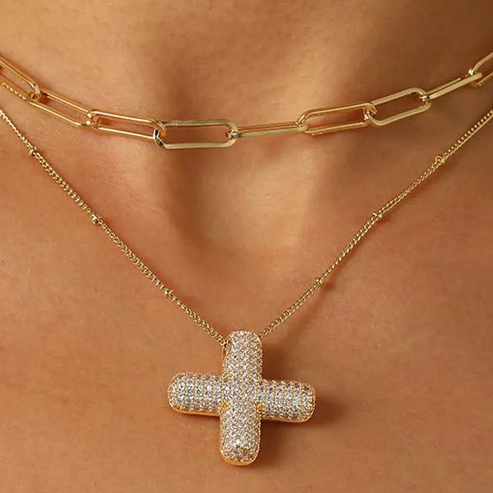 Colar Brilhante com Letra A–Z
