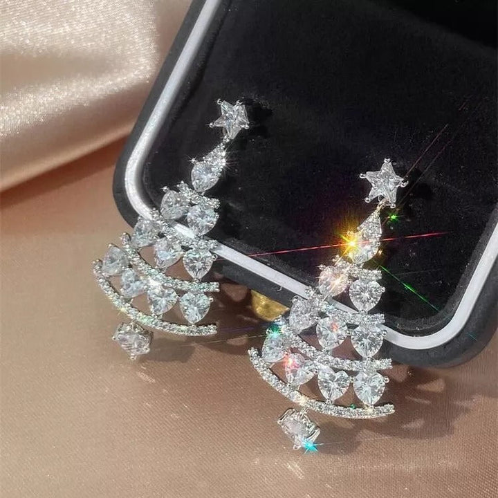 Brincos Árvore de Natal Radiante