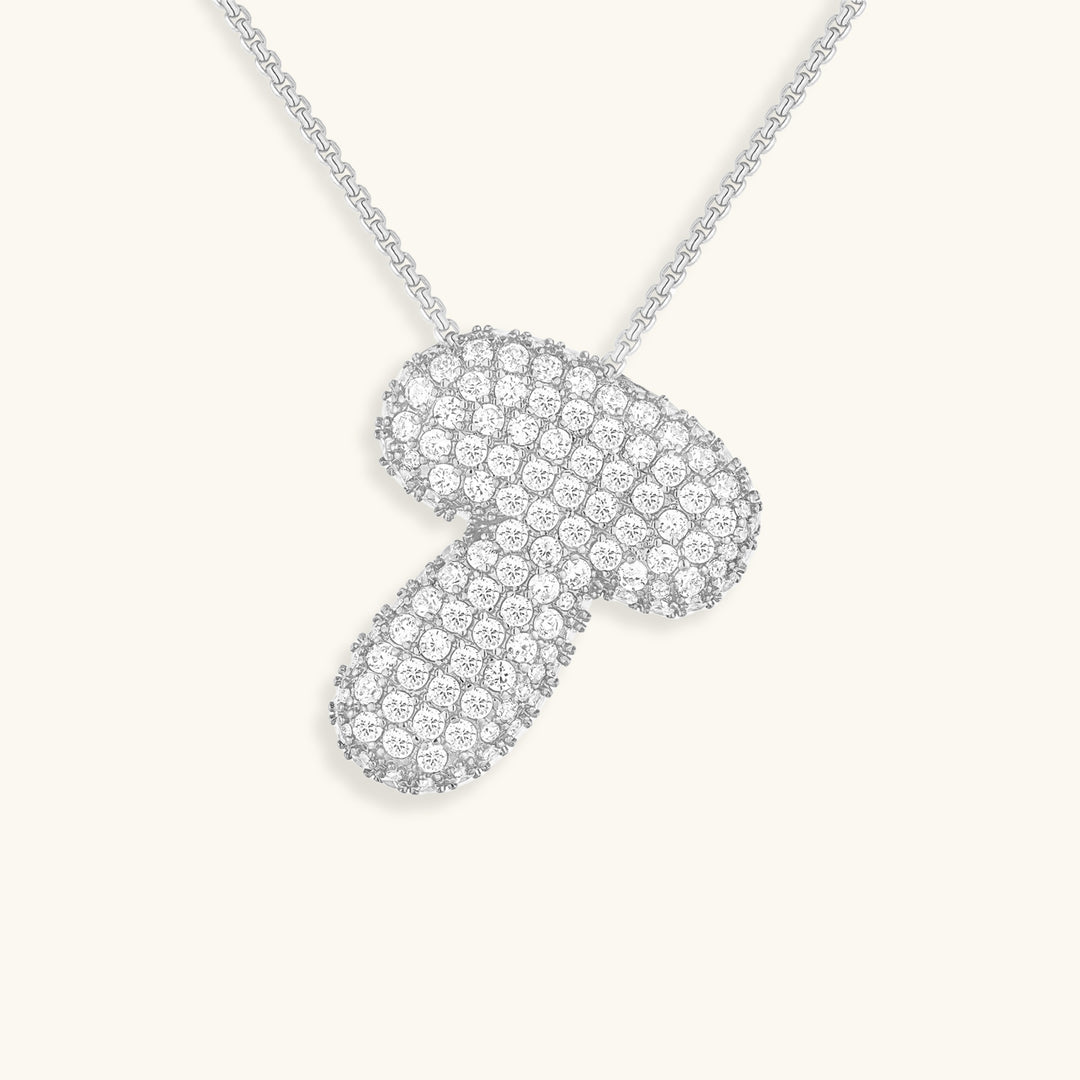 Colar Hailey com Inicial Bubble