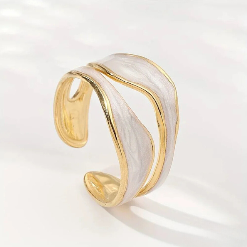 Anel Dream – Ouro Branco Vintage