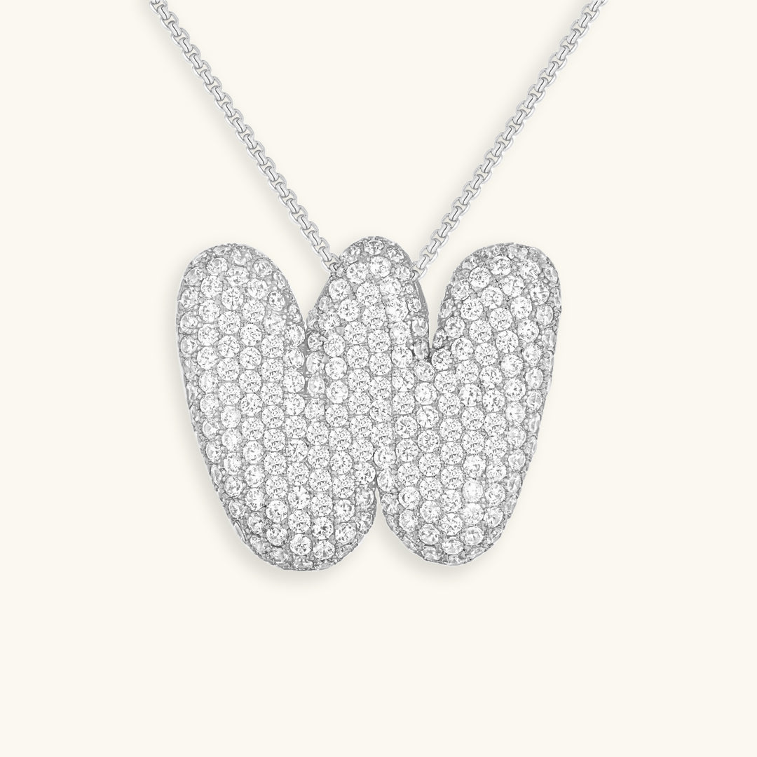 Colar Hailey com Inicial Bubble