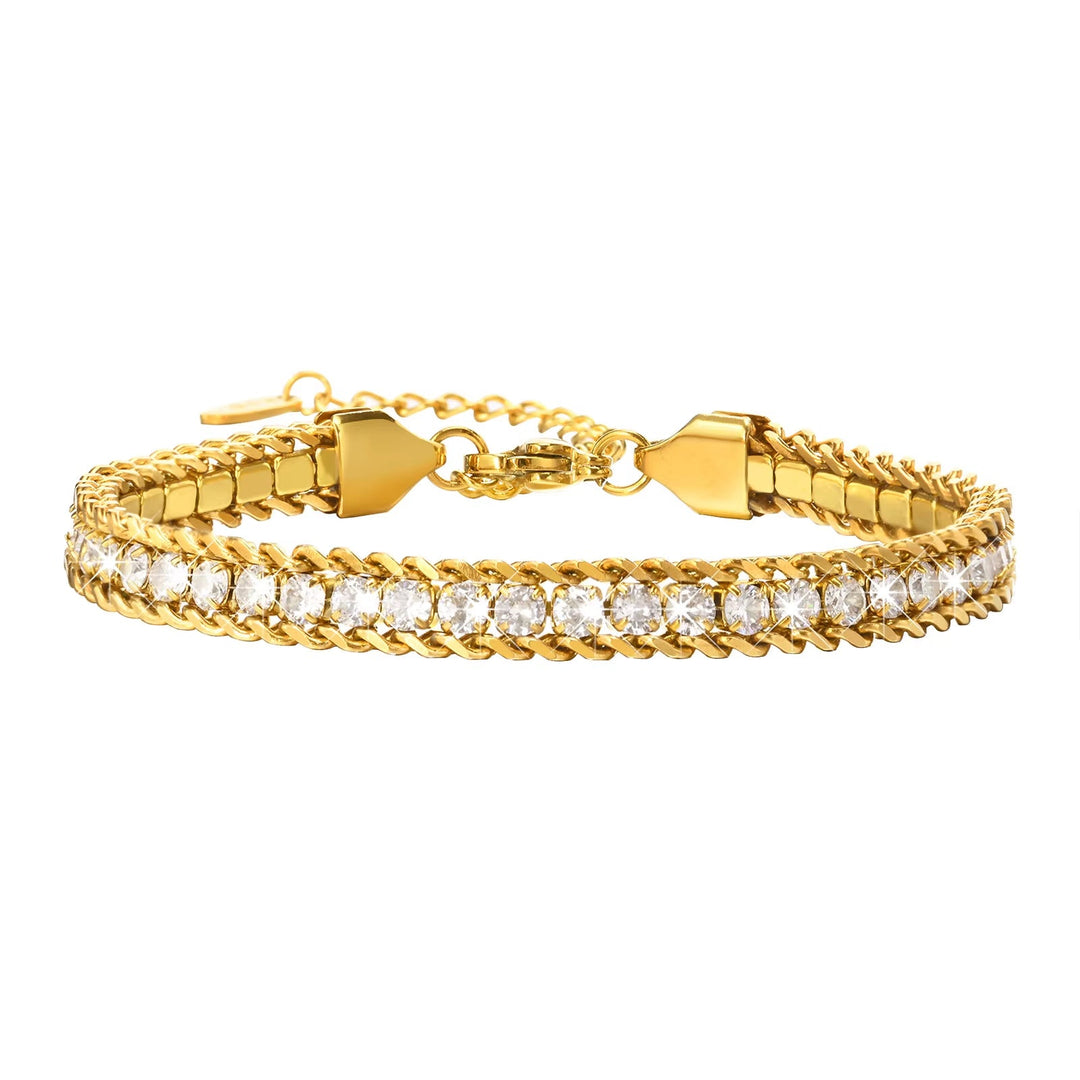 Pulseira Ténis com Pedrinhas