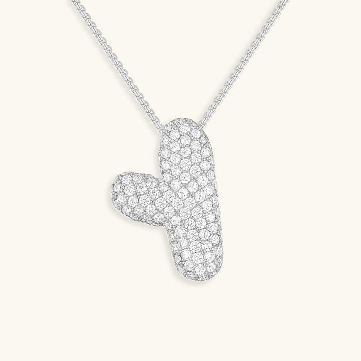 Colar Hailey com Inicial Bubble